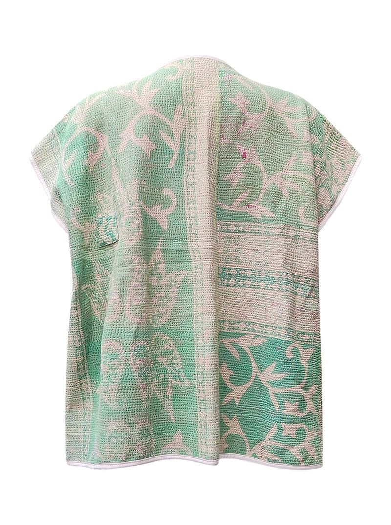 kantha reversible vest shreeji