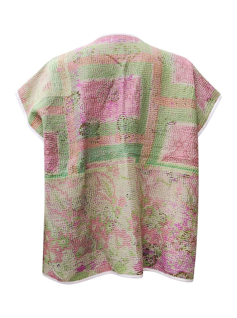 kantha reversible vest kishori