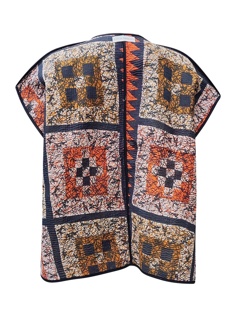 kantha reversible vest sahajiya