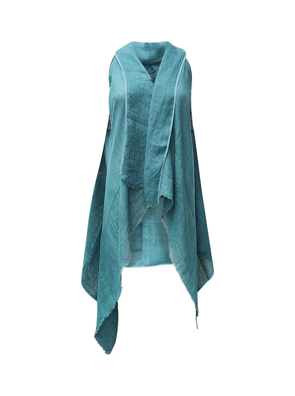 cape infinity linen teal zero waste