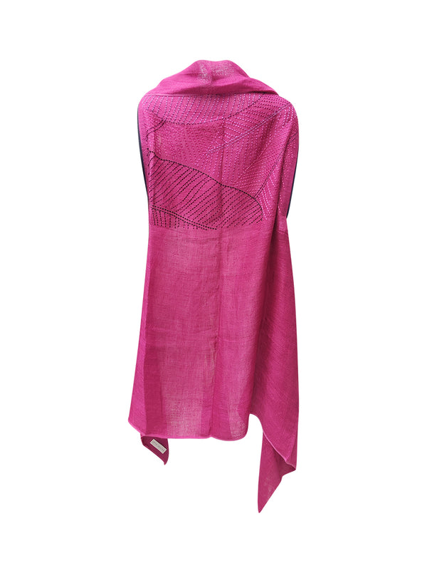 cape infinity linen pink zero waste edition