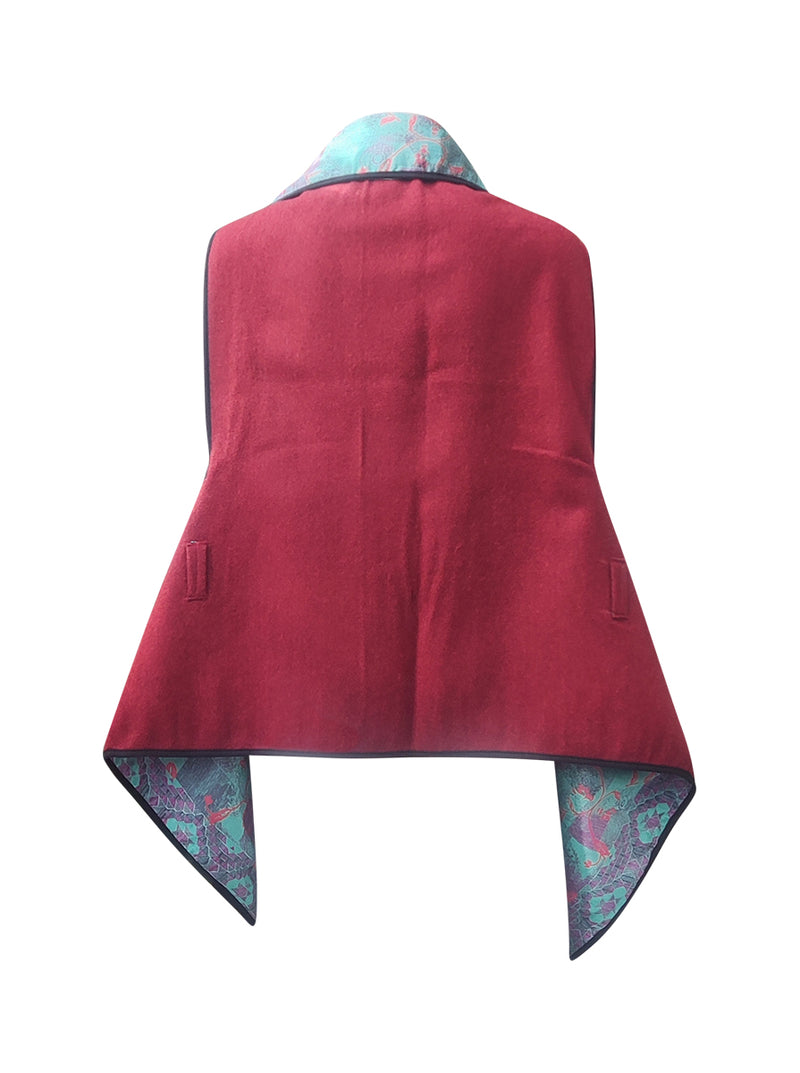 ReSaree felt cape aditi