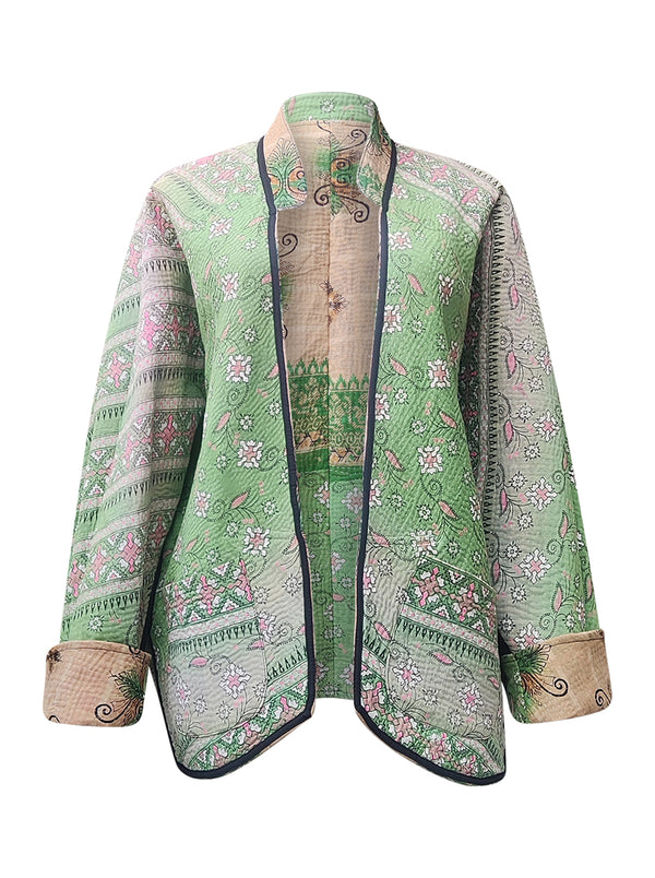 kantha vintage short jacket kiara