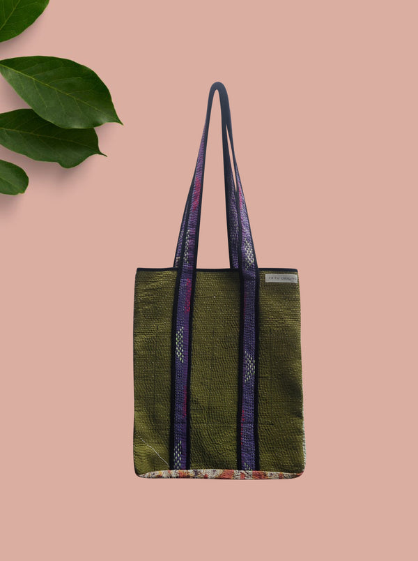 kantha vintage tote bag niya