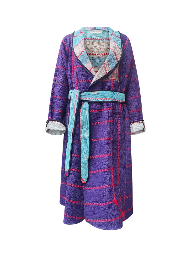 kantha vintage coat long asumam