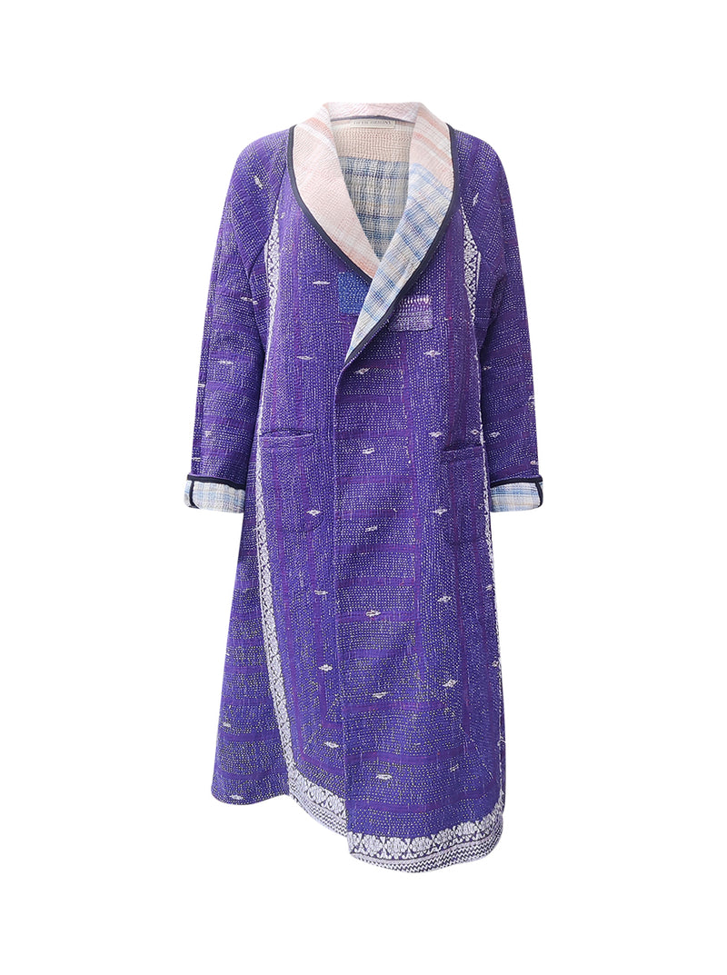 kantha vintage coat long devesh