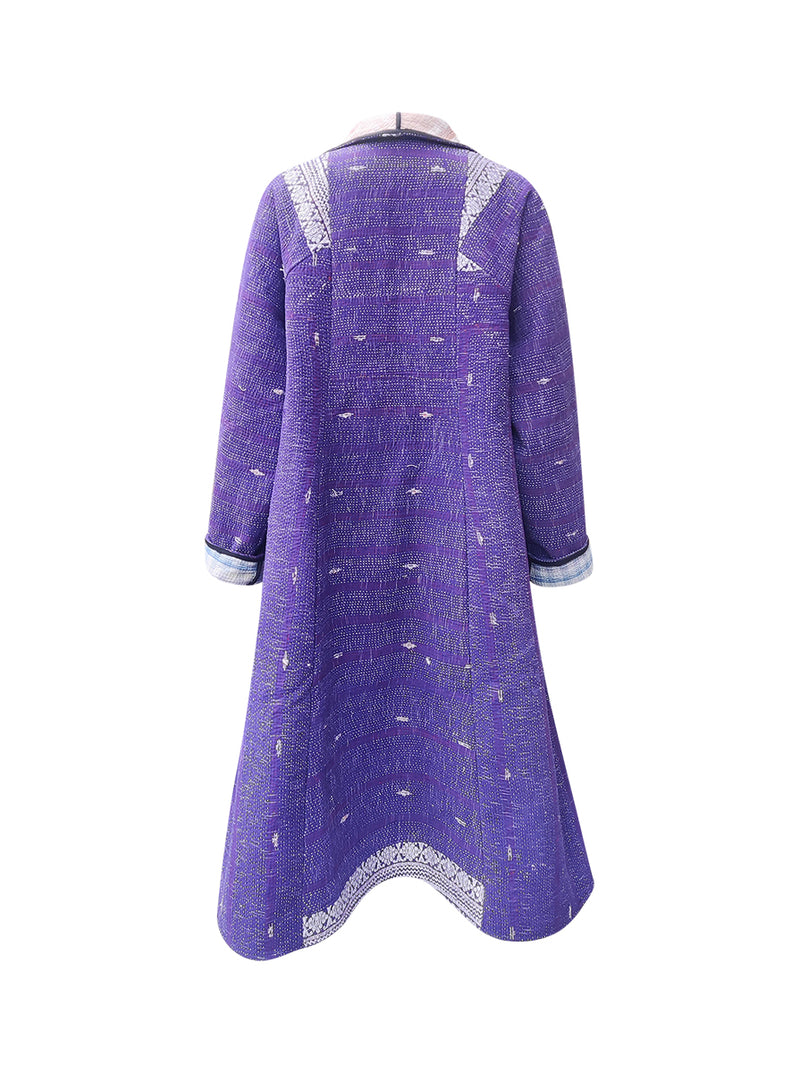 kantha vintage coat long devesh