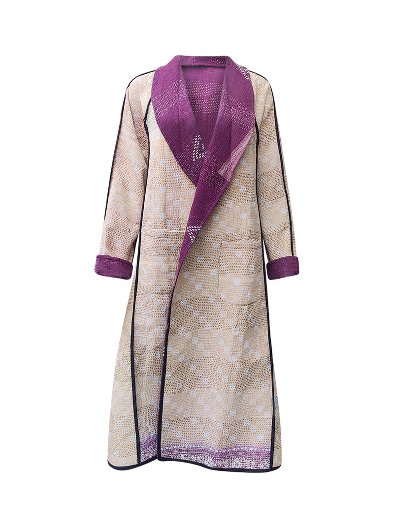 kantha vintage coat long divanshi