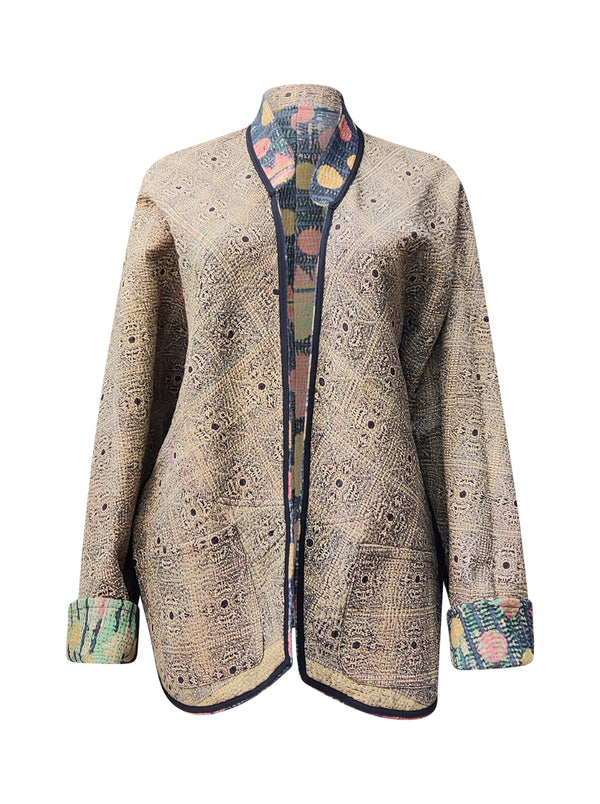 kantha vintage short jacket damayanti