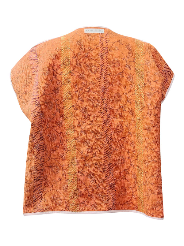 kantha reversible vest divya