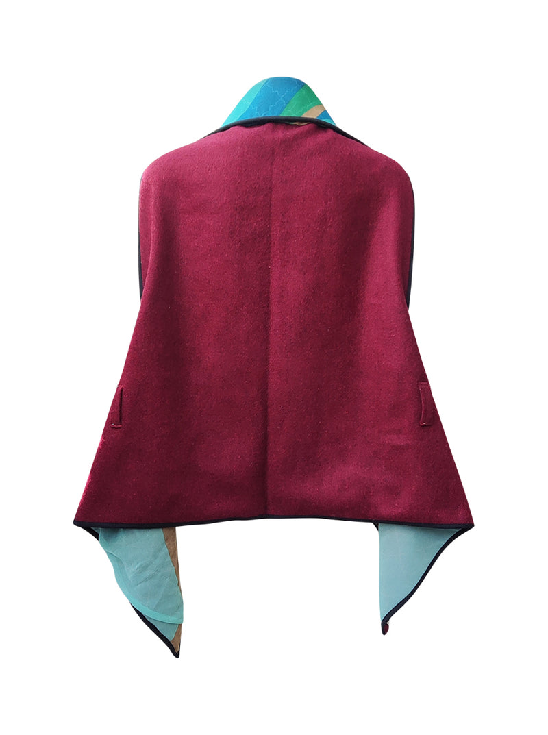 ReSaree felt cape radharani