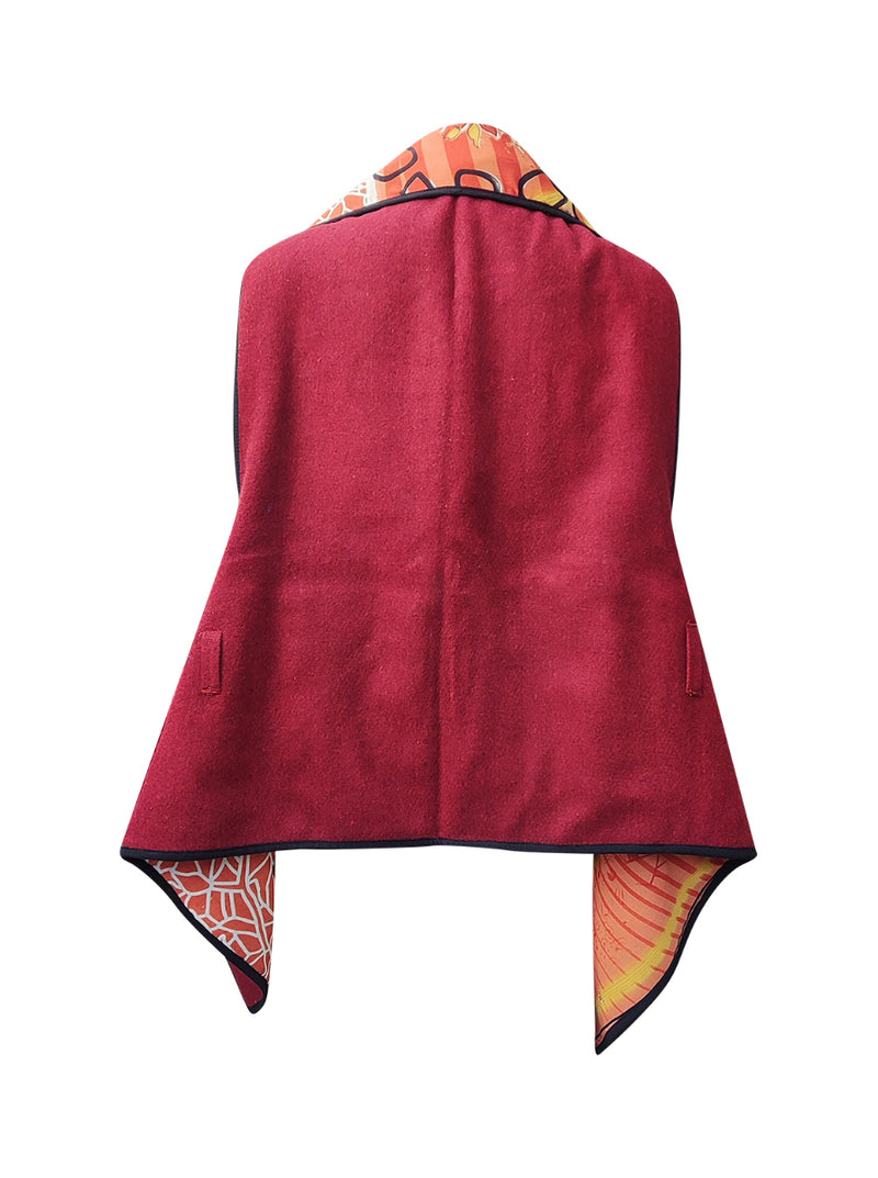 ReSaree felt cape babita