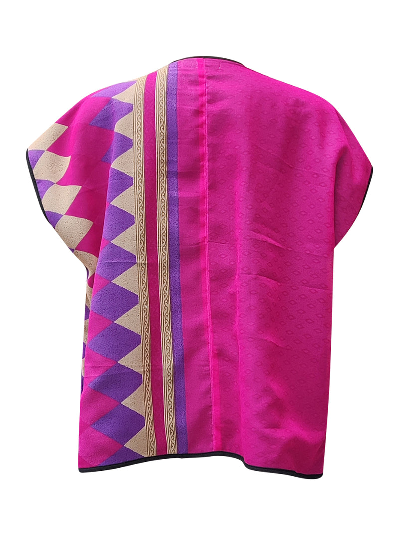 kantha reversible vest resaree felt rani