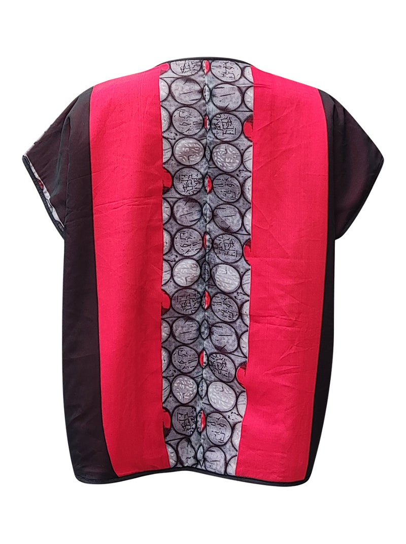 kantha reversible vest resaree felt molly